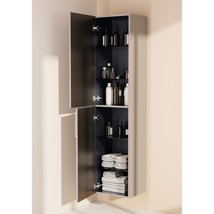 VitrA Bad-Hochschrank Root Flat (B x T x H: 42 x 36 x 180 cm, Sahara Beige) | BAUHAUS