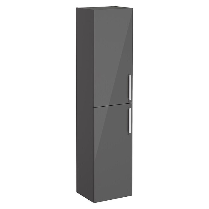 VitrA Bad-Hochschrank Root Flat (B x T x H: 42 x 36 x 180 cm, Anthrazit) | BAUHAUS