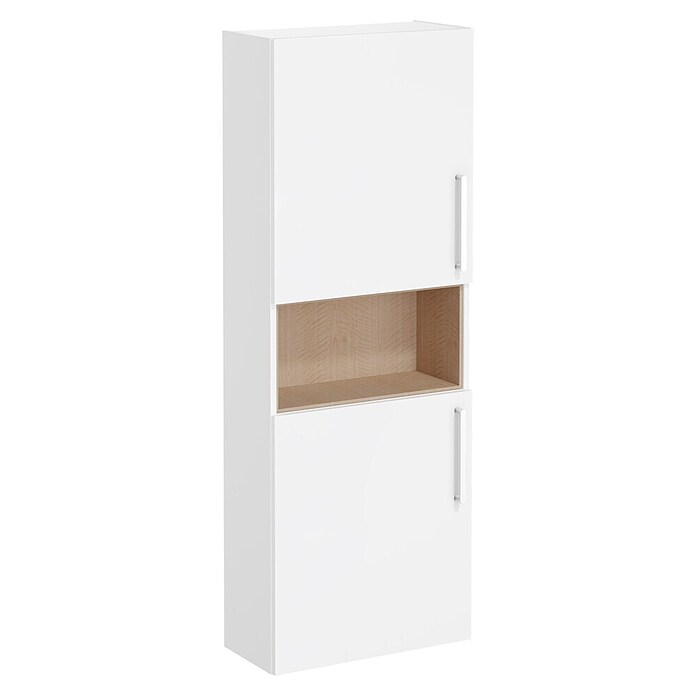 VitrA Bad-Hochschrank Root Flat (B x T x H: 57 x 27 x 155 cm, Weiß, DIN Anschlag: Links/Rechts) | BAUHAUS