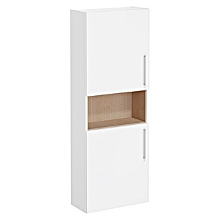 VitrA Bad-Hochschrank Root Flat (B x T x H: 57 x 27 x 155 cm, Weiß, DIN Anschlag: Links/Rechts)