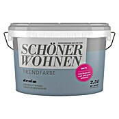Schöner Wohnen Wandfarbe Trendfarbe (Denim, 2,5 l, Matt)