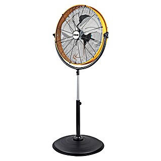 HJM Ventilador de pie FES222 (120 W, Altura: 150 cm, Diámetro: 62 cm, Negro/Naranja)