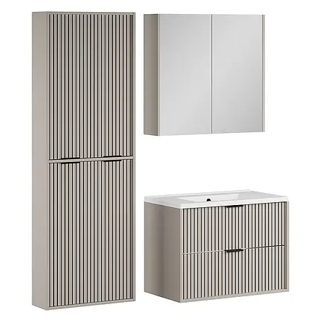 Vicco  Badmöbel-Set Ruford Cashmere 4 Teile