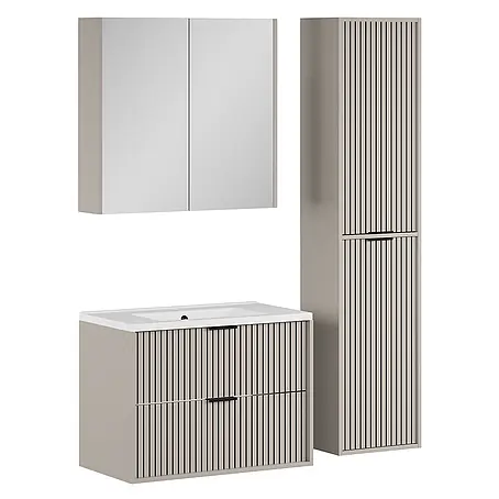 Vicco  Badmöbel-Set Ruford Cashmere 4 Teile