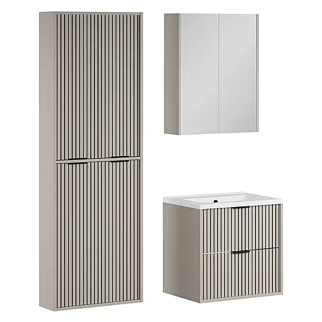 Vicco  Badmöbel-Set Ruford Cashmere 4 Teile