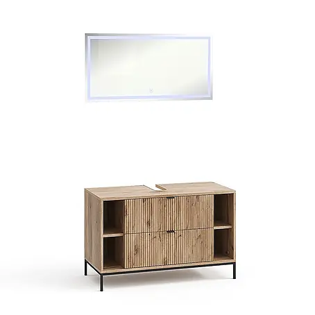 Vicco  Badmöbel-Set Eliza Viking Oak 2 Teile