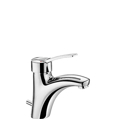 Delabie  Waschtischarmatur Delabie EHM für WT, mit EP, H85 L135 mm, Zugst.Ablgarn., Bedienhebel