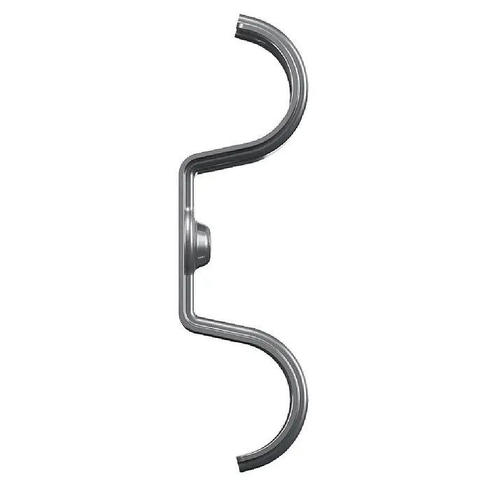 Bosch Professional Kabelhalter Pro EMD - 6 mm, 100 Stk. - Knethaken aus silbernem Metall für eine Küchenmaschine.