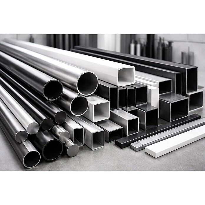 Alberts Barra plana (L x An: 3.000 x 30 mm, Espesor: 6 mm, Acero, Acero gris) | BAUHAUS