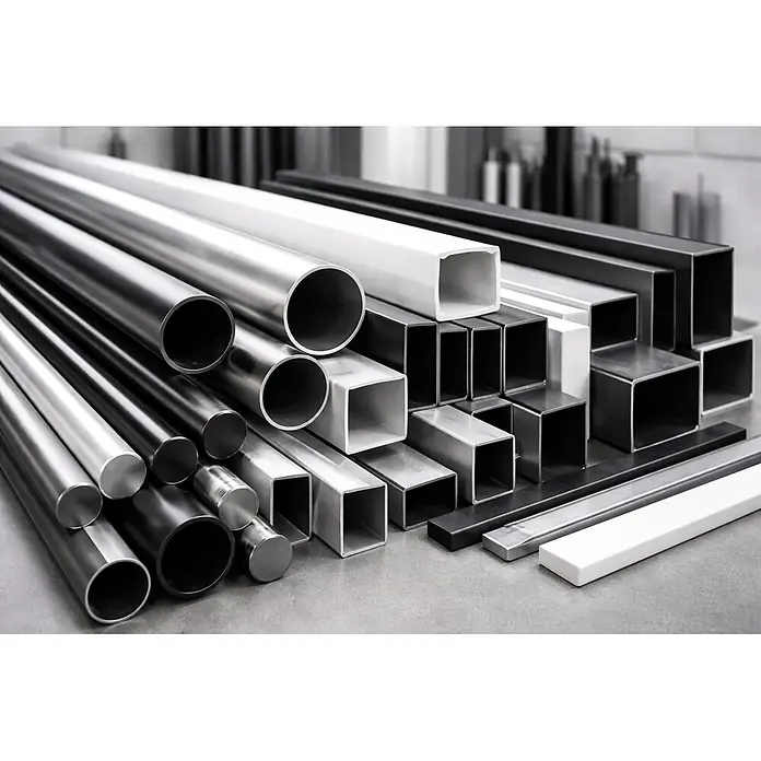 Kantoflex Vierkantrohr - L x B x H: 1.000 x 16 x 16 mm, Stärke: 1 mm, Stahl, Grau, Unbehandelt - Sortiment Metallprofile: Rundrohre, Vierkantrohre und Massivstangen in Silber, Schwarz und Weiß.