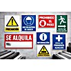 Rótulo (Plateado/Negro, Comedor)