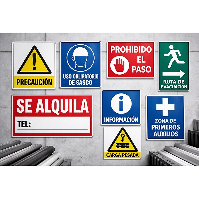 Cartel (Rojo/Blanco, Prohibido hacer fotos)