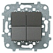 Niessen Zenit Interruptor/Conmutador doble (Antracita)
