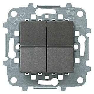 Niessen Zenit Interruptor/Conmutador doble (Antracita)