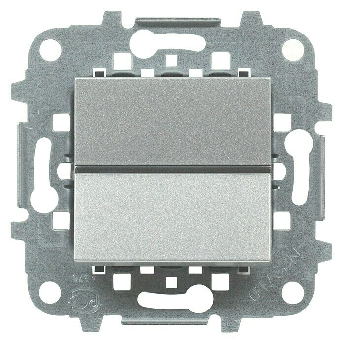 Niessen Zenit Interruptor/Conmutador (Plateado, Montaje en la pared, IP20)