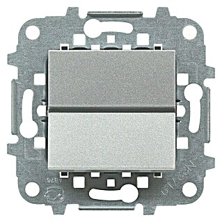 Niessen Zenit Interruptor/Conmutador doble (Plateado)