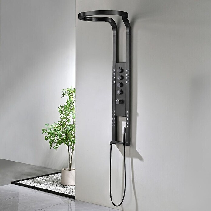 Best Design Douchesysteem Nero-Future 2.0 (Diameter douchekop: 52 cm, Mat, Zwart) | BAUHAUS