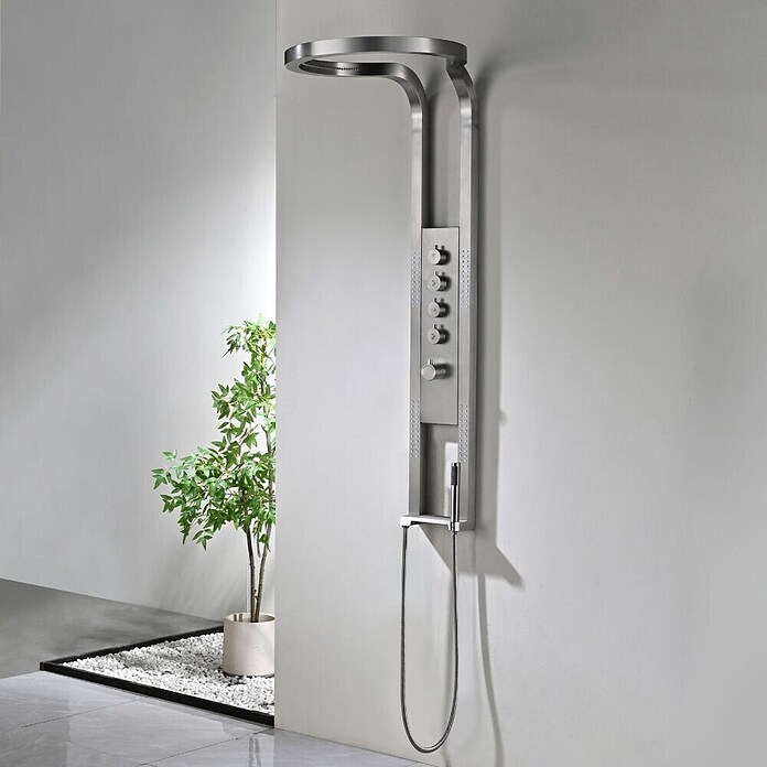 Best Design Douchesysteem Ore-Future (Diameter douchekop: 52 cm, Mat, RVS) | BAUHAUS