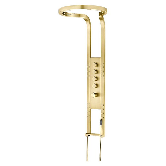 Best Design Douchesysteem Nancy-Future (Diameter douchekop: 52 cm, Mat, Goud) | BAUHAUS