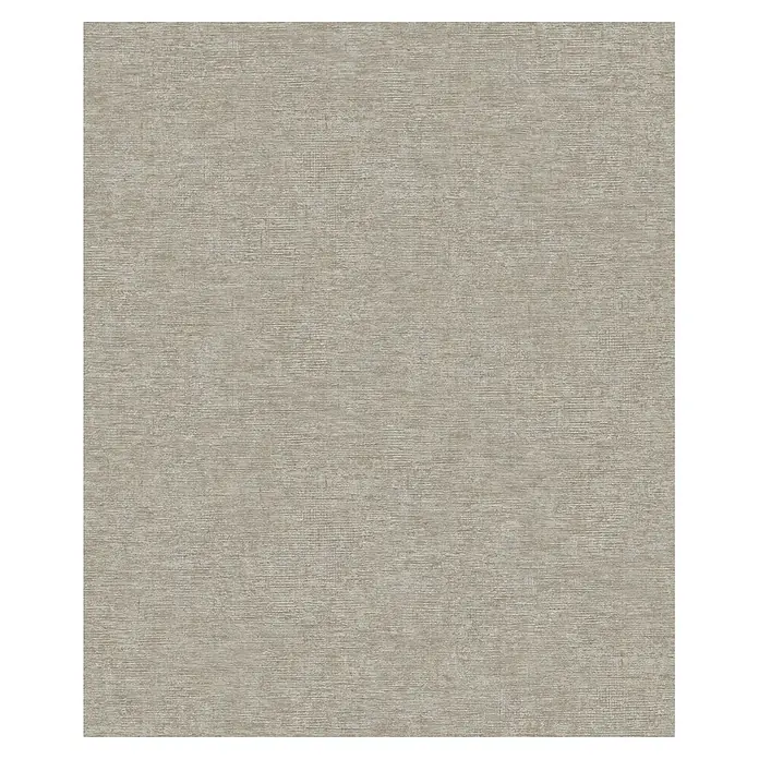 Papel pintado Texturado Textil - Gris, 10 x 0,53 m - Superficie texturizada beige claro neutra con líneas horizontales prominentes.