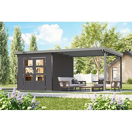 Karibu  Gartenhaus Pluto 3 B