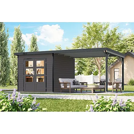 Karibu  Gartenhaus Pluto 3 B