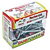 Fischer Duopower Set de tacos y tornillos S DIY (Ø x L: 8 x 40 mm, Nylon, 25 uds.)