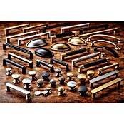 Nesu Tirador para muebles 227CB (Distancia entre orificios: 96 mm, L x An: 12,7 x 1,2 cm, Acero, Cobre)