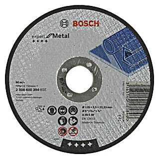 Bosch Trennscheibe A 30 S BF (Stärke Scheibe: 2,5 mm, Geeignet für: Stahl, Gerade)