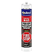 Quilosa Silicona de alta temperatura Orbasil N 65 Fire Stop (Gris, 300 ml)
