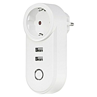 Muvit iO Enchufe inteligente inteligente WiFi con USB (Blanco)