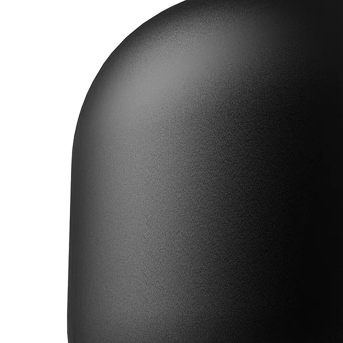 Lucande Pendelleuchte Narion - L x B x H: 102 x 12 x 16 cm, Multicolour, Schwarz matt, dunkelGrün matt, braun matt, GU10 - Matte schwarze, texturierte, gekrümmte Oberfläche.