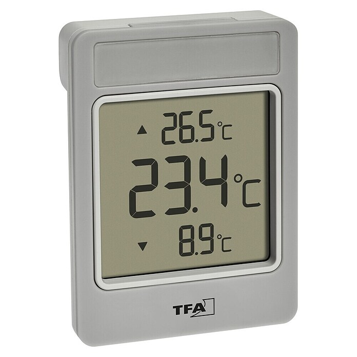 TFA Dostmann Fensterthermometer Windoo (Digital, L x B x H: 66 x 21 x 90 mm) | BAUHAUS