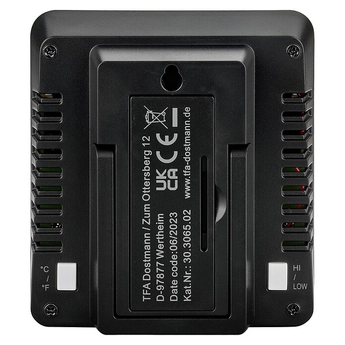 TFA Dostmann Digitales Thermo-Hygrometer (Digital, L x B x H: 77 x 22 x 86 mm, Weiß) | BAUHAUS