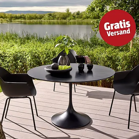 Gartentisch rund Black Series