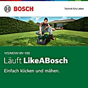 Bosch Power for All 18V Mähroboter VISIMOW 18V-100 (100 m², Schnittbreite: 16 cm, Kamera-gestützte Navigation, Ultraschallsensorik, 1 Akku) | BAUHAUS