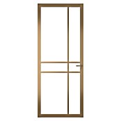 Solid Elements Binnendeur SE LK303 stomp links (93 x 211,5 cm, Brons, Stomp links, Blank glas) | BAUHAUS