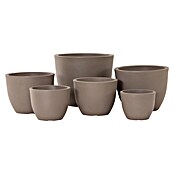 Siena Garden Pflanzgefäß BRISTOL (Ø x H: 30 x 23 cm, Taupe, Kunststoff, 1 Stk.) | BAUHAUS