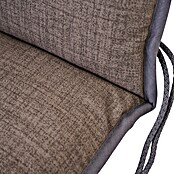 Siena Garden Niederlehner-Auflage Elda (Taupe, L x B x H: 100 x 47 x 6 cm, Baumwolle/Polyester, Atmungsaktiv) | BAUHAUS