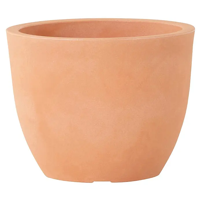Siena Garden Pflanztopf BRISTOL - Außenmaß (Ø x H): 35 x 28 cm, Terrakotta, Kunststoff, 1 Stk. - Konischer, hellbrauner Terrakotta-Pflanzentopf mit glatter Oberfläche.