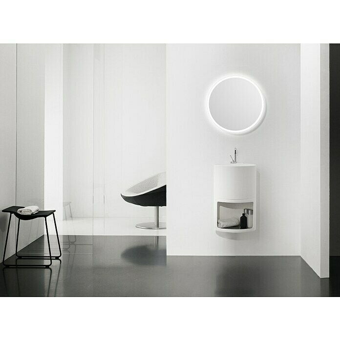 DSK Svetlobno ogledalo Silver Space  (Premer: 60 cm, Žarnice) | 3750 - Leuchtspiegel | DADG - Spiegel | DAD - Badausstattung | DA - Badausstattung/Bäderwelt | D - Sanitär | BAUHAUS