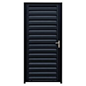 Puerta de valla Ventia (100 x 200 cm, Antracita, Aluminio) | BAUHAUS