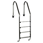 Poolleiter (Anzahl Tritte: 4 Stk., Poolleiter geeignet für: Einbaupool, 150 cm, Edelstahl) | BAUHAUS