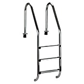 Poolleiter (Anzahl Tritte: 3 Stk., Poolleiter geeignet für: Einbaupool, 120 cm, Edelstahl) | BAUHAUS