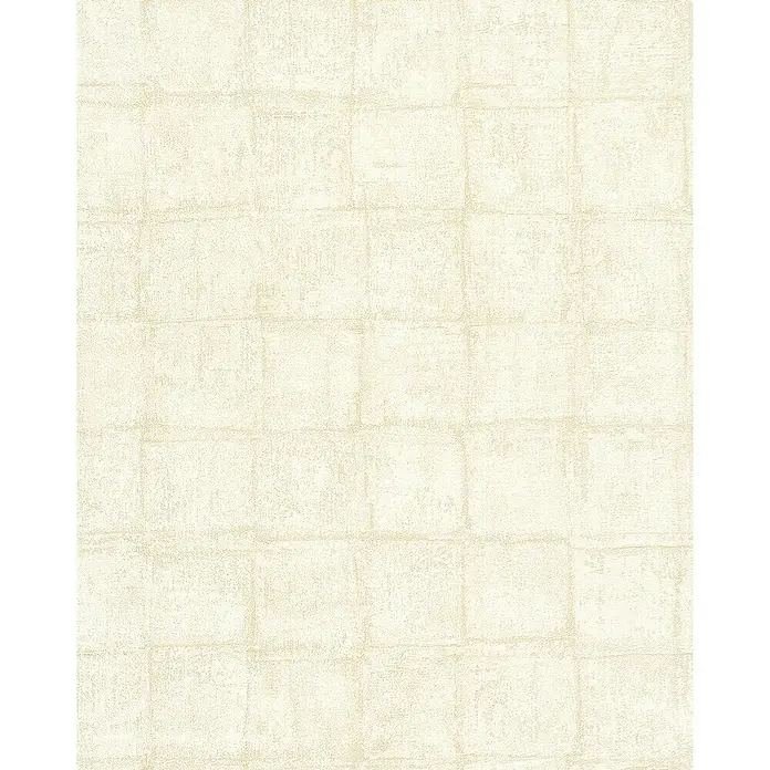 Marburg Casual Vliestapete Karomuster - Beige, Grafisch, 10,05 x 0,53 m - Beige Textiltapete mit quadratischem Muster für Wohnraumgestaltung. Die Tapete verleiht jedem Raum eine warme und einladende Atmosphäre.