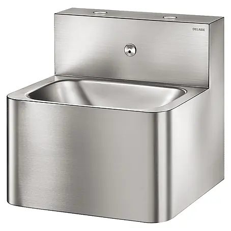 Delabie  Waschtisch Delabie WT TEK TWW/TW wandh. m. integrierter Armatur Edst. 1.4301 sat