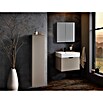 Camargue Vio Midischrank (B x T x H: 30,4 x 32,5 x 121,6 cm, Kaschmir, DIN Anschlag: Links) | BAUHAUS