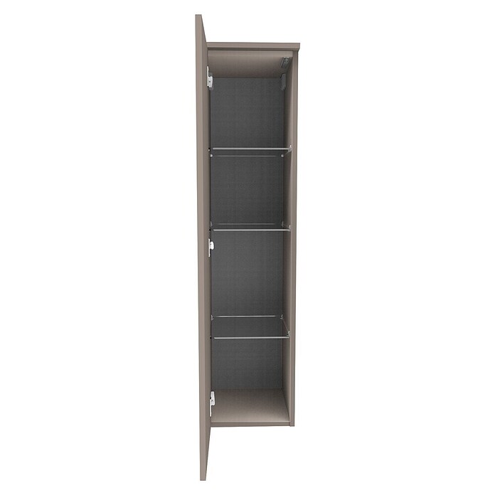 Camargue Vio Midischrank (B x T x H: 30,4 x 32,5 x 121,6 cm, Kaschmir, DIN Anschlag: Links) | BAUHAUS