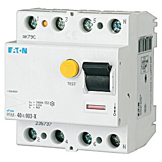 Eaton FI-Schalter PFIM-40/4/003-XG/A (4 Stk., Bemessungsfehlerstrom: 30 A)