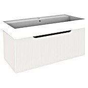 Camargue Vio Badmöbel-Set (Gesamtbreite Badmöbel: 100,6 cm, Weiß, Matt) | BAUHAUS